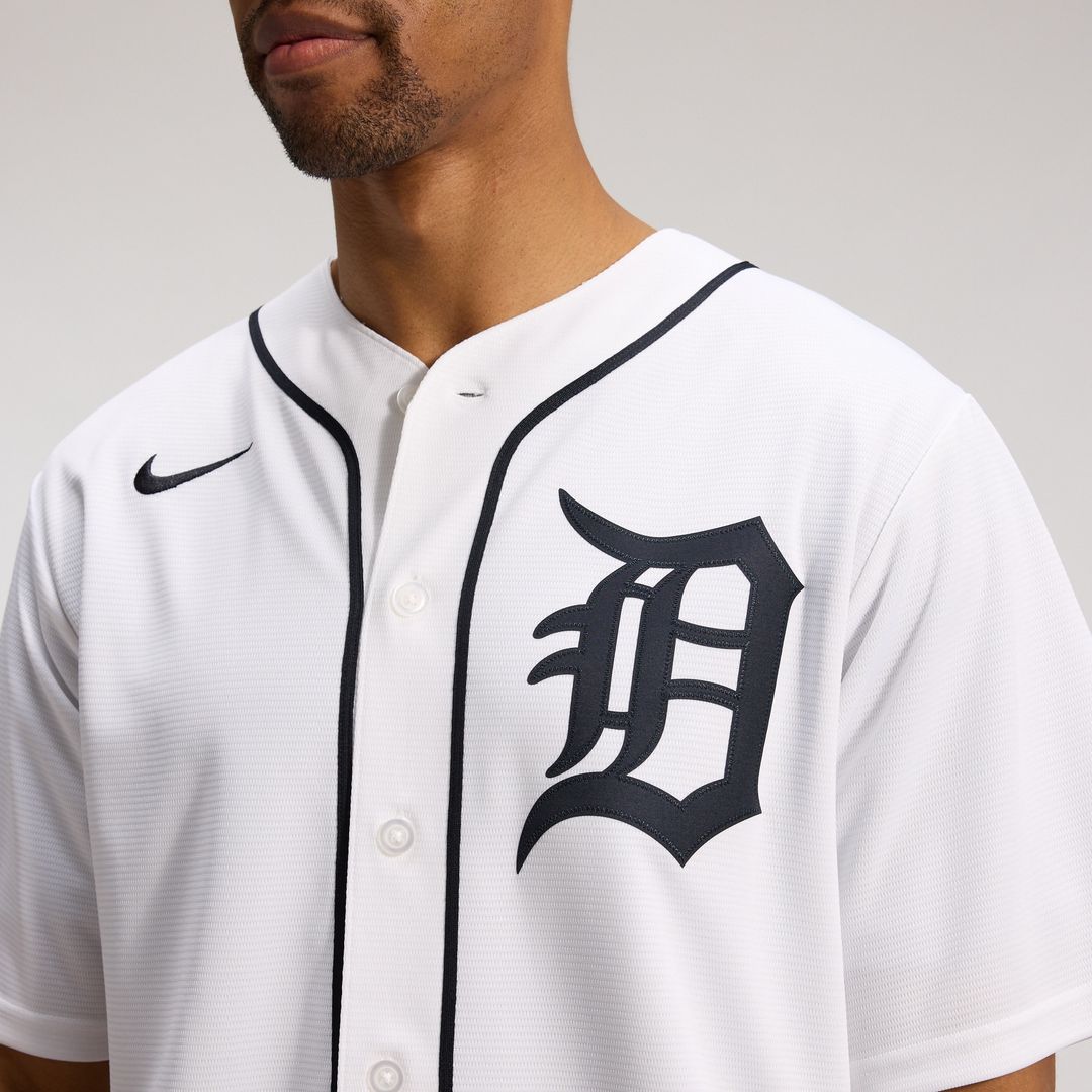 Detroit Tigers Nike Home Replica Jersey - White
