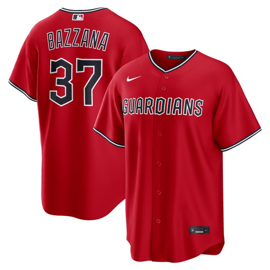 Travis Bazzana Cleveland Guardians Nike Alternate Replica Jersey - Red