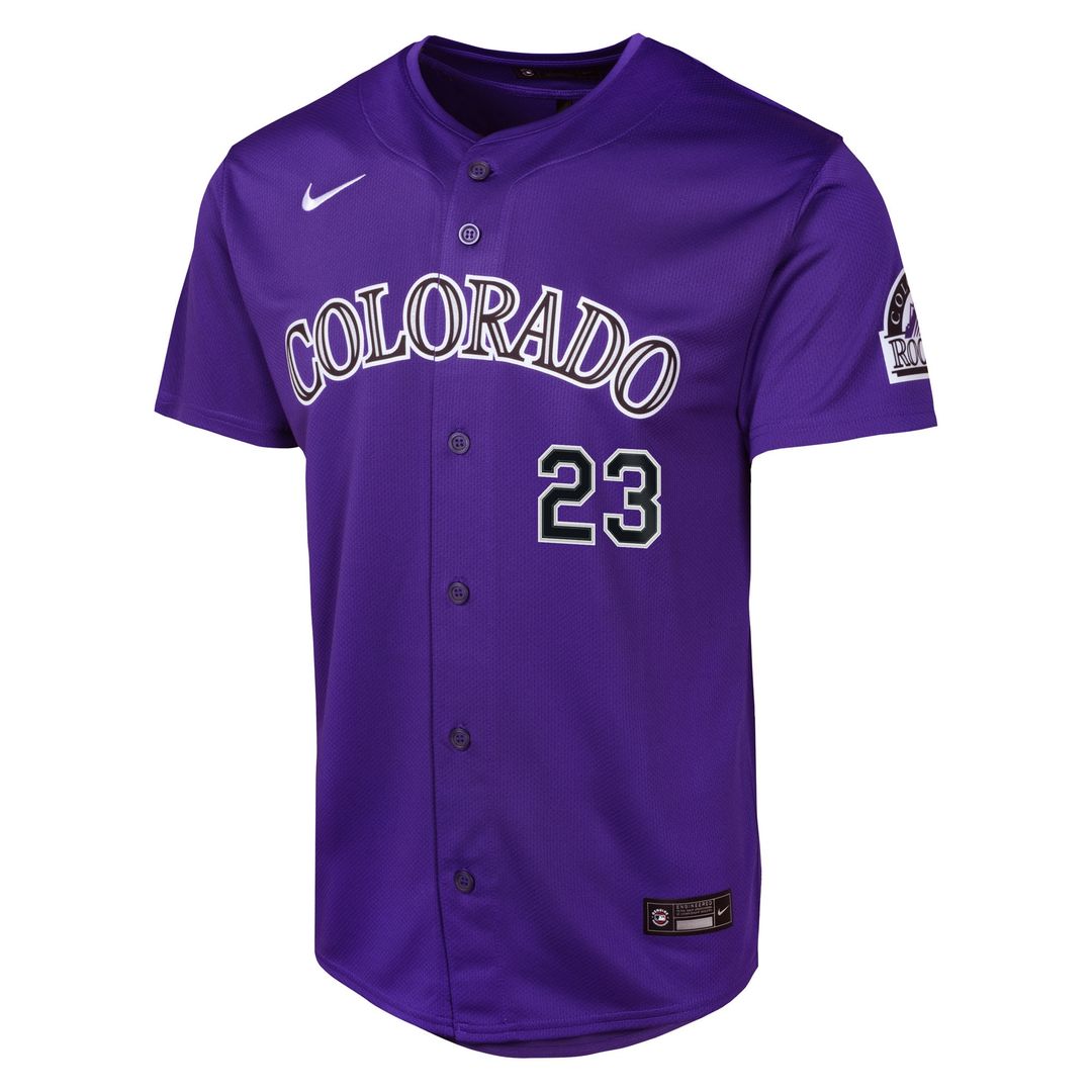 Kris Bryant Colorado Rockies Nike Youth Alternate Limited Player Jersey - Purple