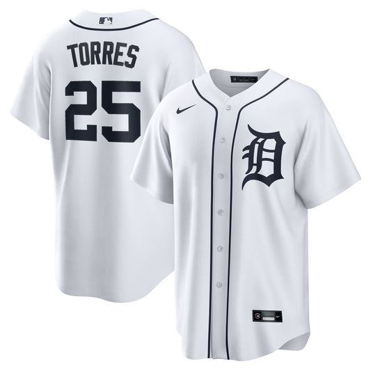Gleyber Torres Detroit Tigers Nike Home Replica Jersey - White