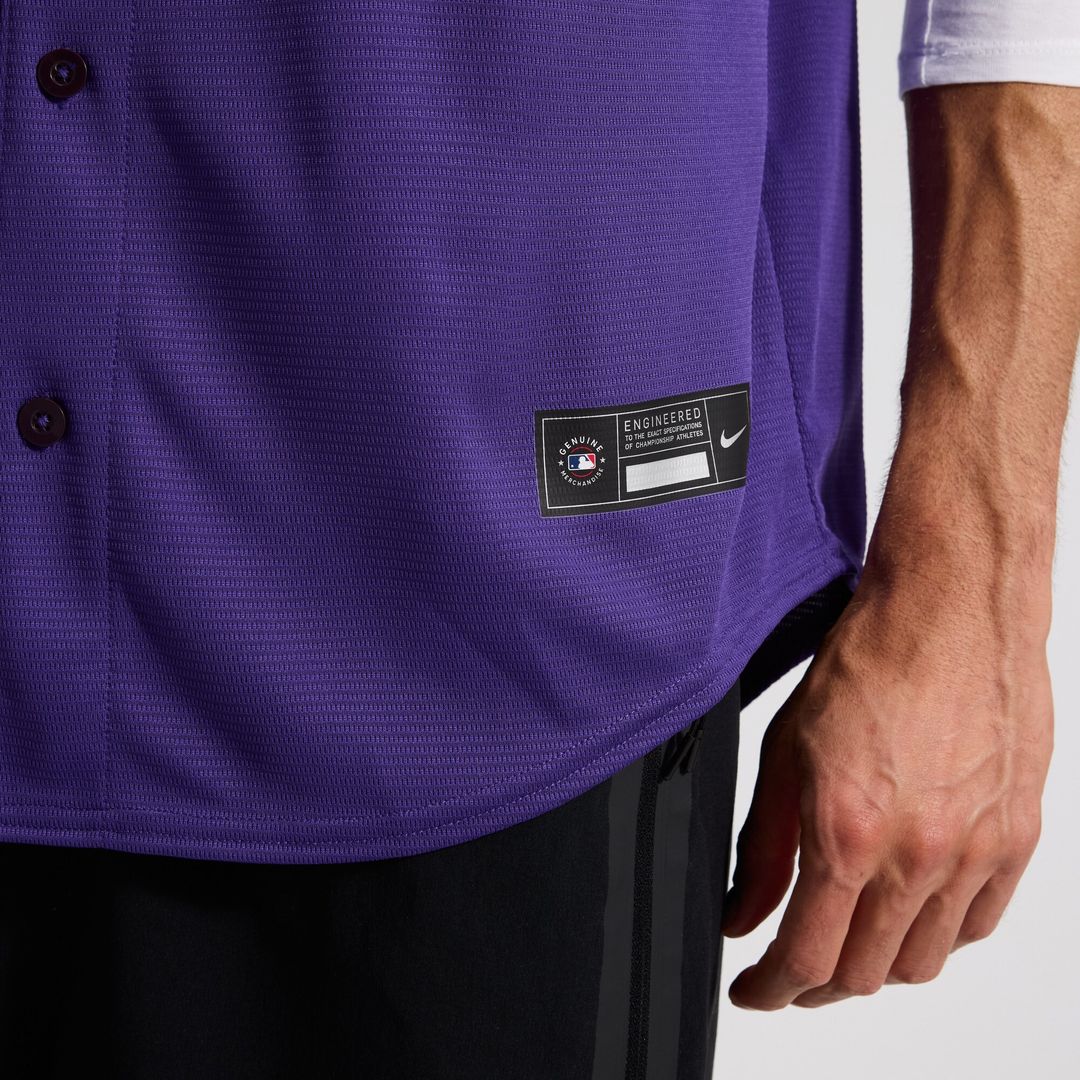 Colorado Rockies Nike Alternate Replica Team Jersey - Purple
