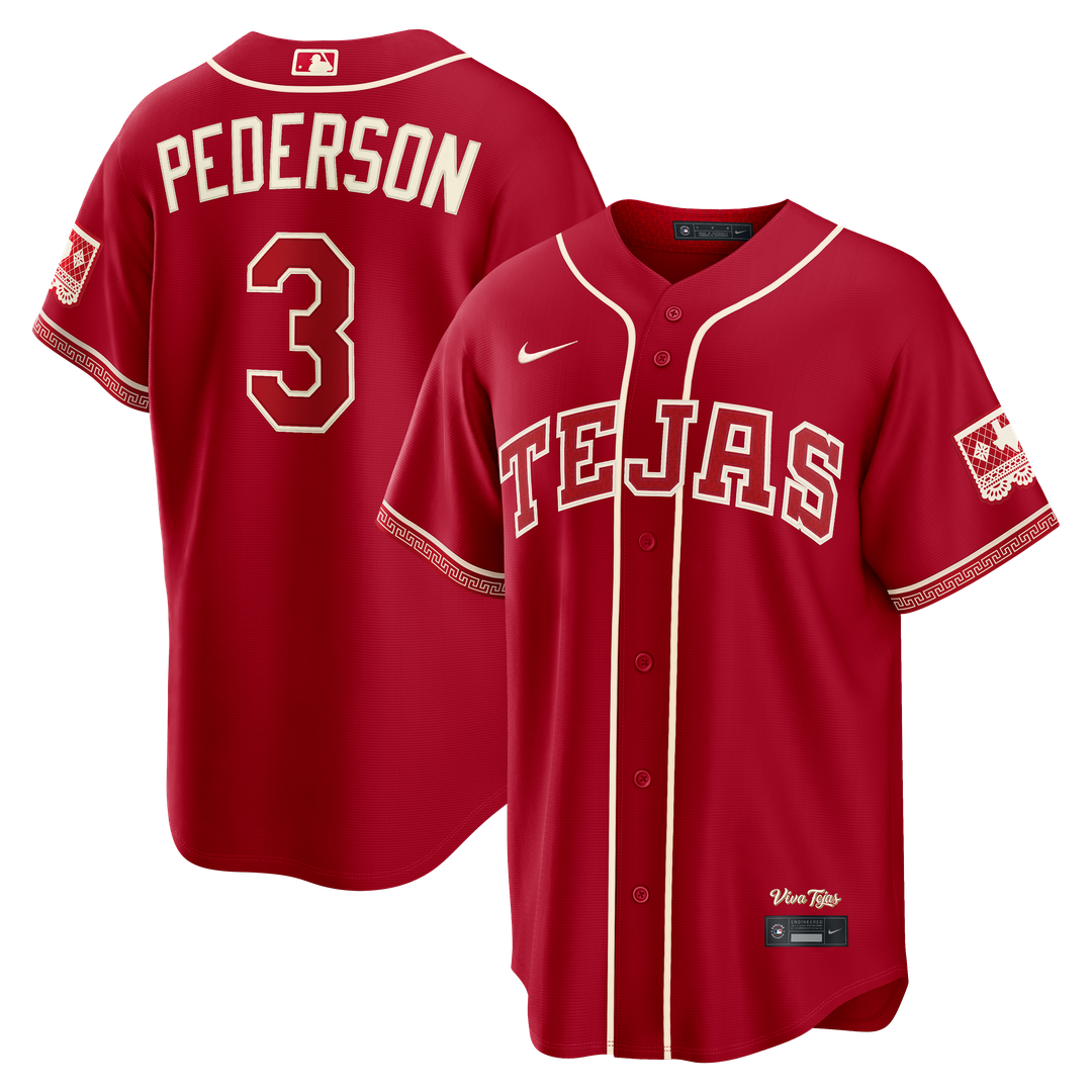 Joc Pederson Texas Rangers Nike 2026 City Connect Stadium Jersey - Red