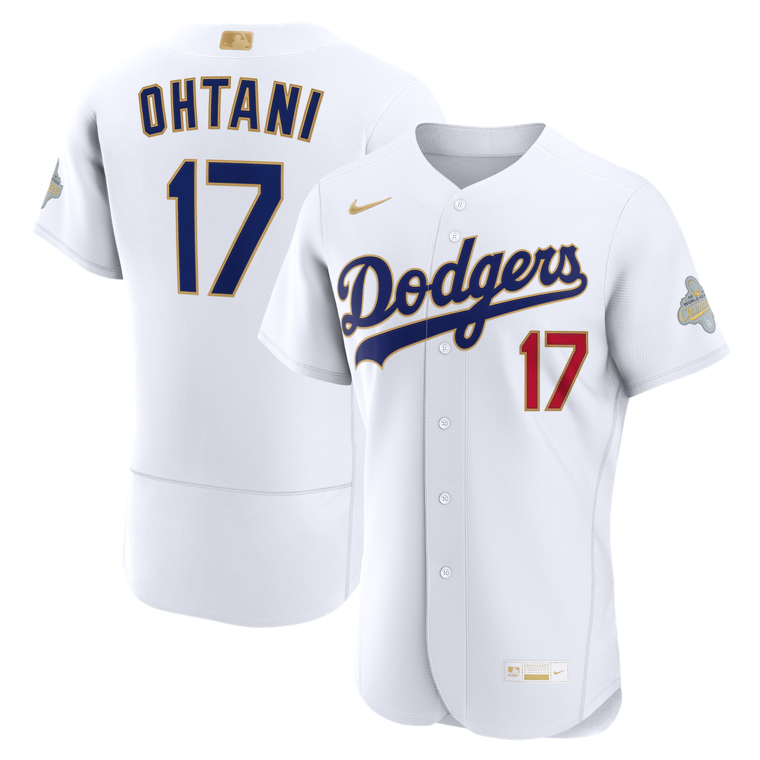 Shohei Ohtani Los Angeles Dodgers Nike 2026 Gold Collection Authentic Jersey - White