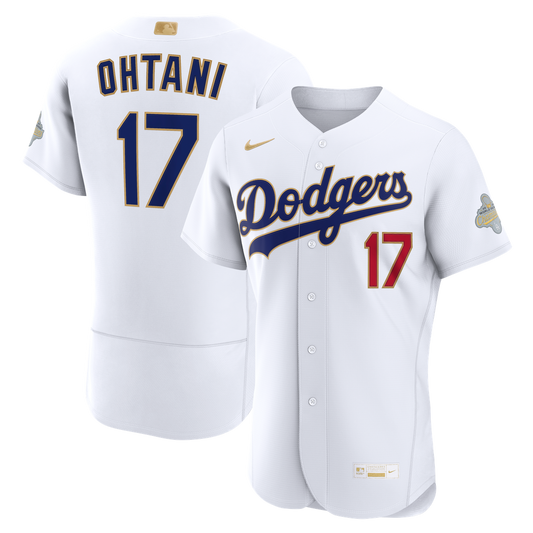 Shohei Ohtani Los Angeles Dodgers Nike 2026 Gold Collection Authentic Jersey - White